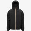 K-WAY jack st reversible capospalla uomo caldo Reversibile con Design Impermeabile K6128VW