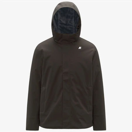K-Way giacca uomo Jacko Twill Marmotta impermeabile con PrimaLoft