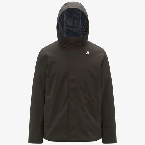 K-Way giacca uomo Jacko Twill Marmotta impermeabile con PrimaLoft