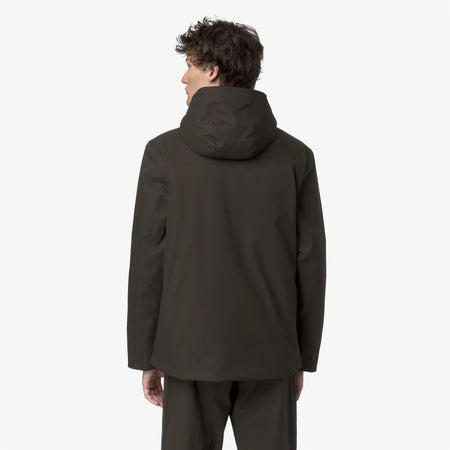 K-Way giacca uomo Jacko Twill Marmotta impermeabile con PrimaLoft
