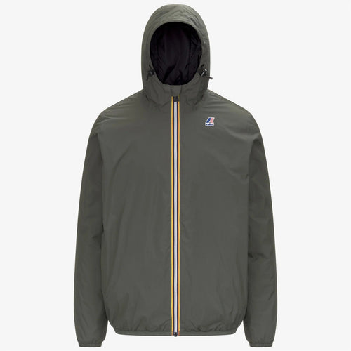 K-WAY Giubbino Uomo Intermedia Calda Unisex Verde Scuro con Materiali Riciclati K61273W
