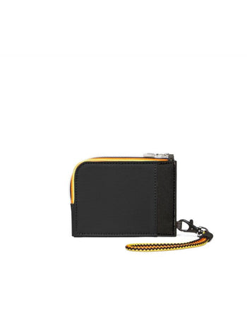 K-Way portafoglio unisex Villebonne nero impermeabile con slot carte
