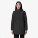 K-Way Sophie Soft Touch Marmotta giacca donna media lunghezza black blue