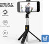 K07 - Bastone per selfie wireless, treppiede integrato Wireless Selfie Stick Mini portatile estraibile per smartphone