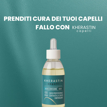 Kerastin Gocce – Siero Naturale per Capelli – Fortificante e Anticaduta Extra Forte – Stimola la Crescita e Infoltisce – Integratore Liquido 100ml – AlohaLabs