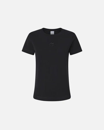 Pinko BUSSOLOTTO T-SHIRT JERSEY LOGO 25 da donna