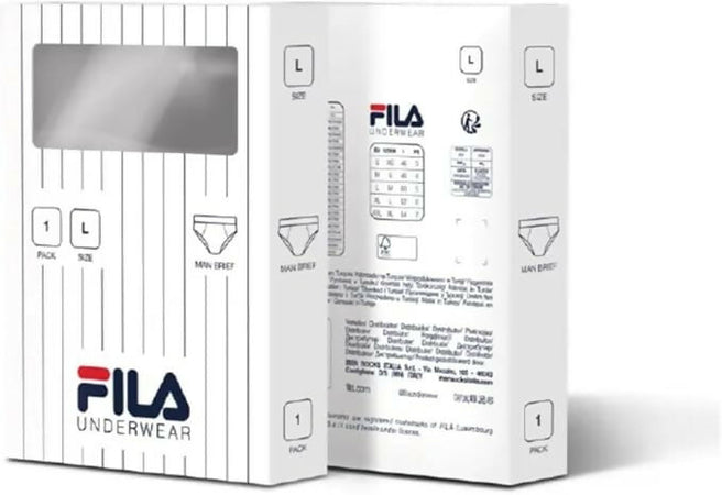 3 Paia. Slip uomo Fila- con elastico esterno- con logo in cotone elasticizzato