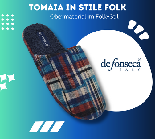 de fonseca Brunico Ciabatte Invernali, Calde Pantofole Chiuse per Uomo, Ciabatta con Pelo per Casa