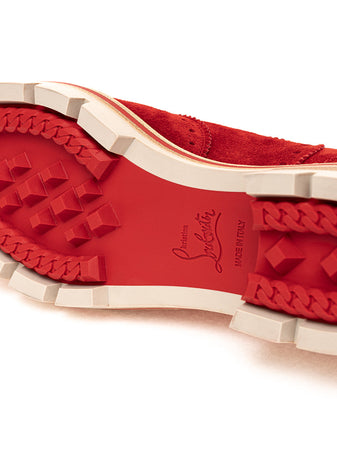 Christian Louboutin Mocassino Stringato Inglese in Suede da donna