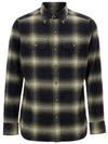 Tom Ford Camicia Western Uomo a Quadri - Verde e Blu da uomo