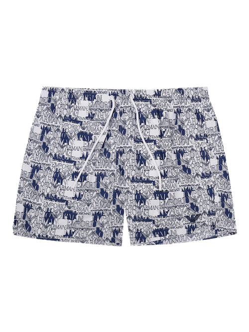 EMPORIO ARMANI Costume Boxer con Stampa Emporio Armani da uomo