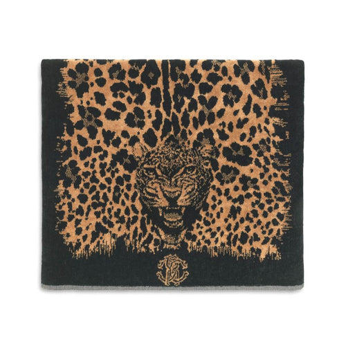 Telo Bagno Roberto Cavalli Wild Jaguar Spugna di Cotone