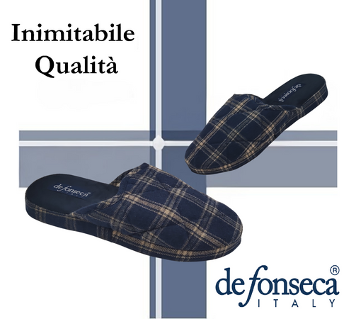 DeFonseca Ciabatte Uomo alla Milanese, Pantofole Invernali Chiuse da Casa, Lavabile e per Ospiti