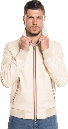 Kai---Bomber-Uomo-Panna-in-vera-pelle