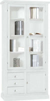 KAITLYNN---mobile-con-vetrina-in-legno-massello-90x41x186-Bianco-Milani-Home