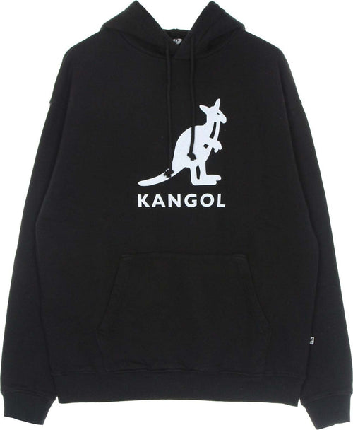 KANGOL-Felpa-Cappuccio-Uomo-Gran-Canyon-Hoodie-Black-da-uomo