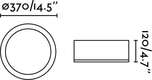 KAO Lampada plafoniera alluminio Illuminazione/Illuminazione per interni/Lampadari lampade a sospensione e plafoniere/Plafoniere Led Mall Home - Napoli, Commerciovirtuoso.it