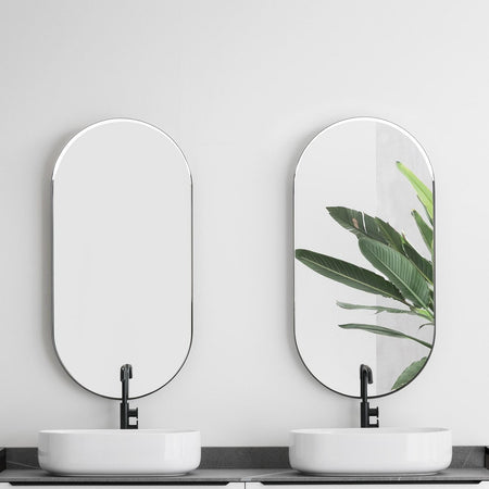 Specchio retroilluminato rettangolare da bagno a LED prodotto Artigianale "Made in Italy"