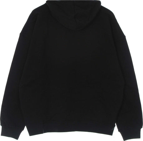 KAPPA-Felpa-Cappuccio-Uomo-Authentic-Floris-Black/green-Lime-da-uomo