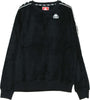 KAPPA-Felpa-Girocollo-Uomo-Authentic-Aynset-Black/white-da-uomo