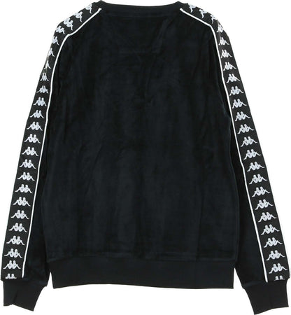 KAPPA-Felpa-Girocollo-Uomo-Authentic-Aynset-Black/white-da-uomo