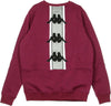 KAPPA-Felpa-Girocollo-Uomo-Authentic-Bzali-Violet/grey-Silver-da-uomo