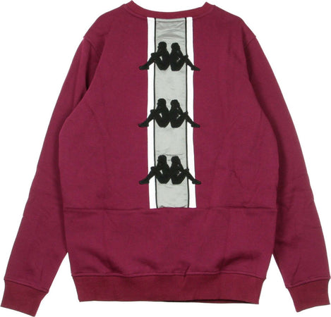 KAPPA-Felpa-Girocollo-Uomo-Authentic-Bzali-Violet/grey-Silver-da-uomo