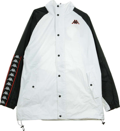 KAPPA-Giacca-a-Vento-Uomo-Banda-Clack-White/black/red-da-uomo