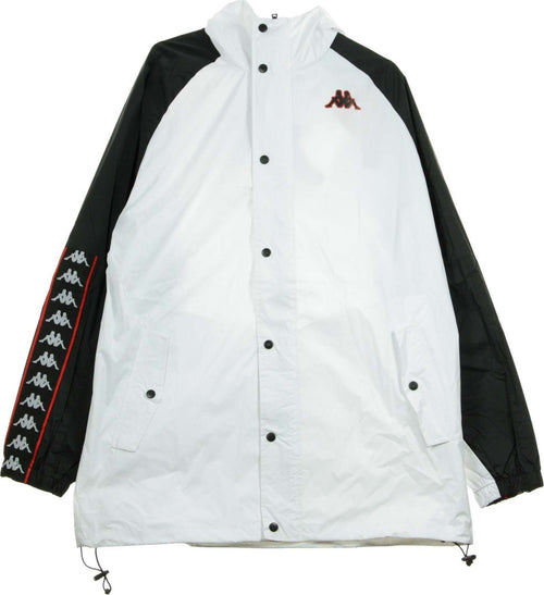 KAPPA-Giacca-a-Vento-Uomo-Banda-Clack-White/black/red-da-uomo
