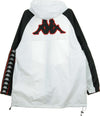 KAPPA-Giacca-a-Vento-Uomo-Banda-Clack-White/black/red-da-uomo