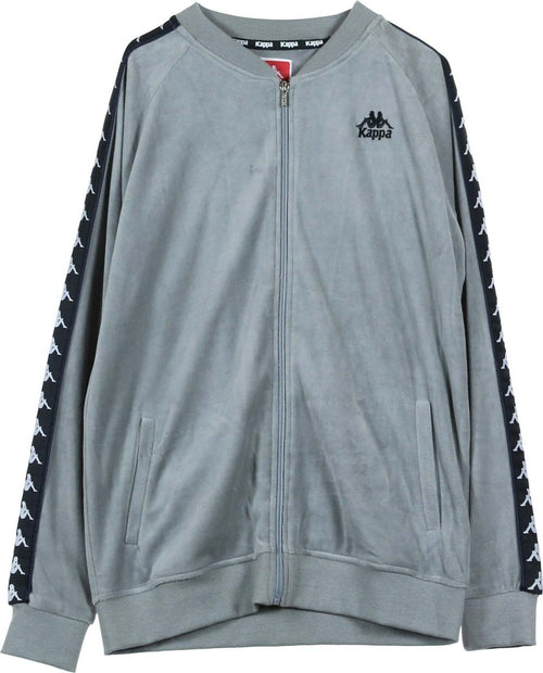 KAPPA-Giacca-Tuta-Uomo-Authentic-Benetti-Grey-Mist/black/white-da-uomo