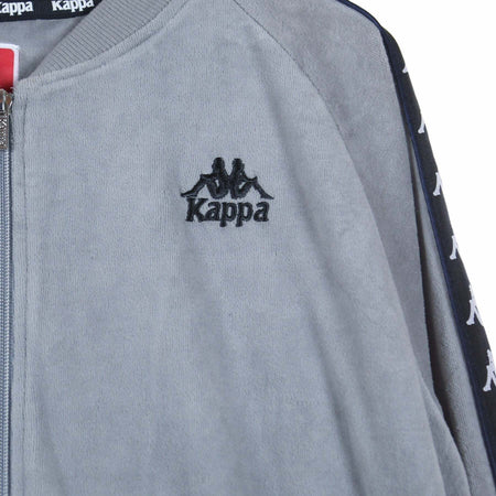 KAPPA-Giacca-Tuta-Uomo-Authentic-Benetti-Grey-Mist/black/white-da-uomo
