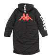 KAPPA-Giaccone-Lungo-Uomo-Authentic-La-Brely-Black/white/red-da-uomo