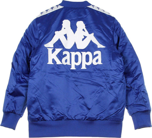 KAPPA-Giubbotto-Bomber-Uomo-Banda-Bawer-Blue-Royal/white-da-uomo