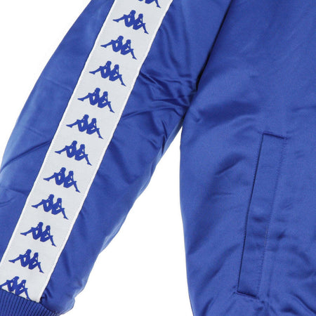KAPPA-Giubbotto-Bomber-Uomo-Banda-Bawer-Blue-Royal/white-da-uomo