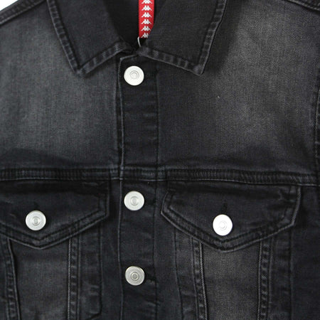 KAPPA-Giubbotto-Jeans-Uomo-Banda-Boetino-Black/beige-Lt-Sand-da-uomo
