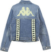 KAPPA-Giubbotto-Jeans-Uomo-Banda-Boetino-Blue-Lt-Cobalt/beige-Lt-da-uomo
