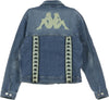 KAPPA-Giubbotto-Jeans-Uomo-Banda-Boetino-Blue-Lt-Cobalt/beige-Lt-da-uomo