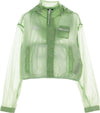 KAPPA-KONTROLL-Giacca-a-Vento-Corta-Donna-Woven-Jacket-Light-Green/white-da-donna