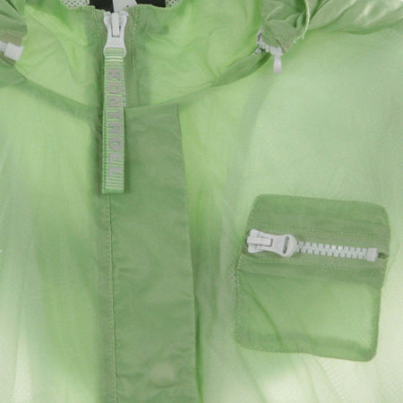KAPPA-KONTROLL-Giacca-a-Vento-Corta-Donna-Woven-Jacket-Light-Green/white-da-donna