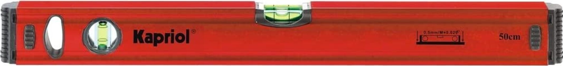 KAPRIOL---LIVELLA-SPIRIT-60CM-IN-ALLUMINIO-NERVATO---COLORE-ROSSO