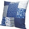 Kare design Cuscino Patchwork Floreale Blu Casa e cucina/Tessili per la casa/Cuscini decorativi e accessori/Cuscini decorativi Scontolo.net - Potenza, Commerciovirtuoso.it