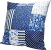 Kare design Cuscino Patchwork Floreale Blu Casa e cucina/Tessili per la casa/Cuscini decorativi e accessori/Cuscini decorativi Scontolo.net - Potenza, Commerciovirtuoso.it