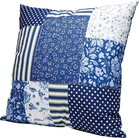 Kare design Cuscino Patchwork Floreale Blu Casa e cucina/Tessili per la casa/Cuscini decorativi e accessori/Cuscini decorativi Scontolo.net - Potenza, Commerciovirtuoso.it