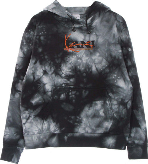 KARL-KANI-Felpa-Cappuccio-Donna-Retro-Tie-Dye-Hoodie-White/black-da-donna