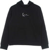 KARL-KANI-Felpa-Cappuccio-Donna-Small-Signature-Hoodie-Black-da-donna