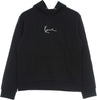 KARL-KANI-Felpa-Cappuccio-Donna-Small-Signature-Hoodie-Black-da-donna