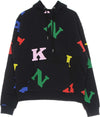KARL-KANI-Felpa-Cappuccio-Uomo-Retro-Logo-Hoodie-Black/multi-da-uomo