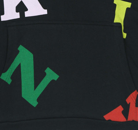 KARL-KANI-Felpa-Cappuccio-Uomo-Retro-Logo-Hoodie-Black/multi-da-uomo