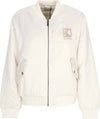 KARL-KANI-Giubbotto-Bomber-Donna-W-Og-Satin-Bomber-Jacket-Off-White-da-donna